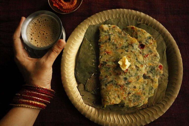 Mixed Vegetable Akki Roti
